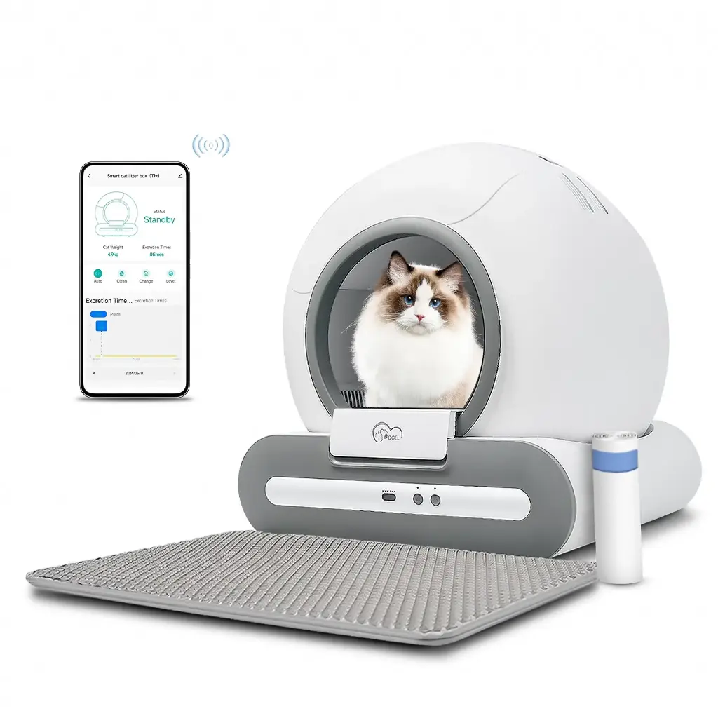 DOEL Automatic Cat Litter Box Self Cleaning 